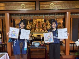 アイタカーリポーターのお二人（左が滝さん、右が深川さｎ）